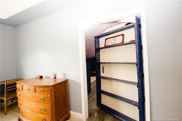 interior space with baseboards