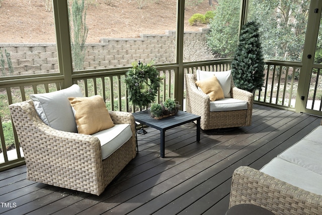 view of deck