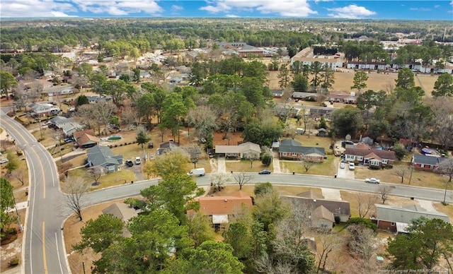 drone / aerial view featuring a residential view