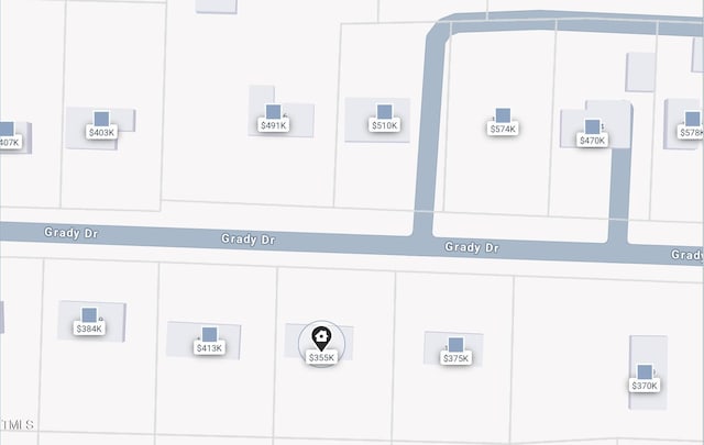 1813 Grady Dr, Durham, NC 27712 - map / location