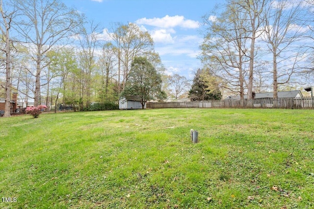 1813 Grady Dr, Durham, NC 27712 - fenced backyard with a storage unit