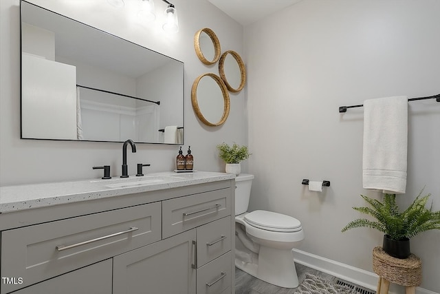 1813 Grady Dr, Durham, NC 27712 - full bath featuring vanity and a shower