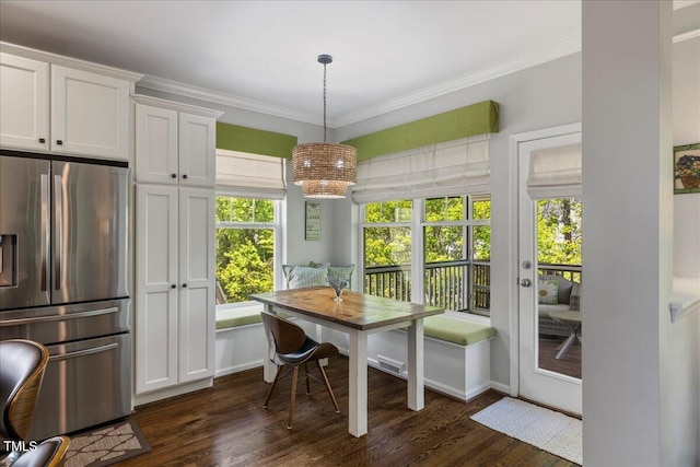 sunroom / solarium with french doors