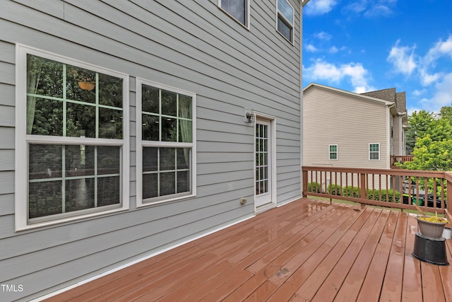 view of deck