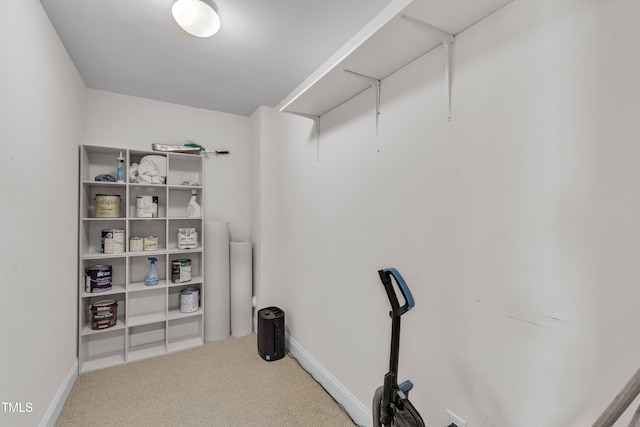 view of storage room