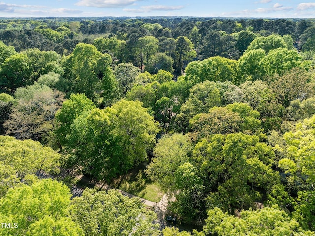 1304 Deboy St, Raleigh, NC 27606 - aerial view featuring a forest view