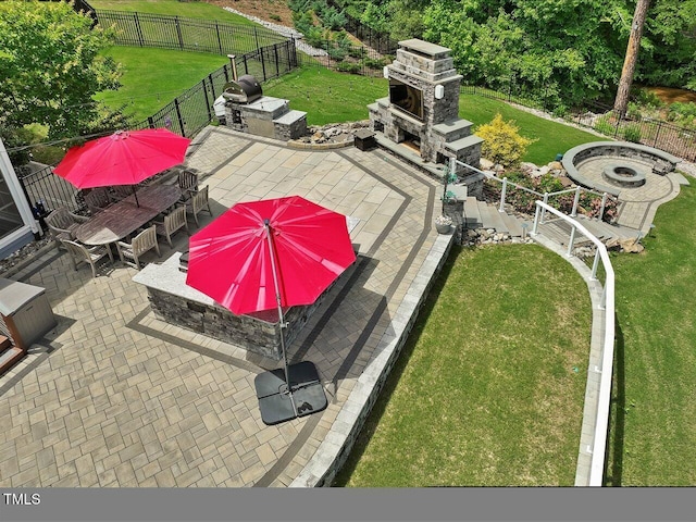 drone / aerial view