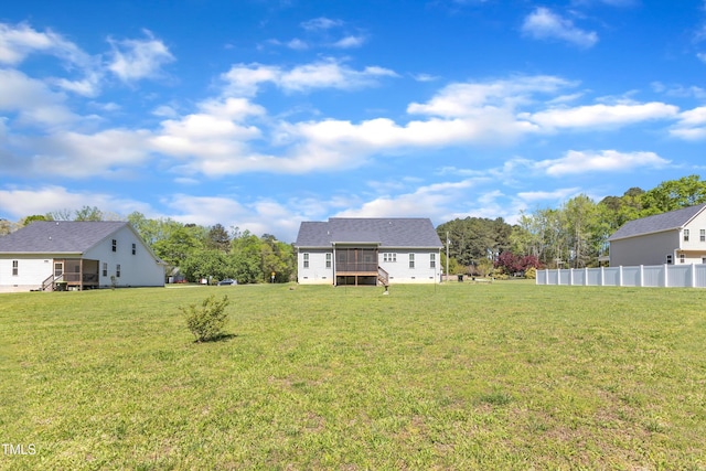 1077 Williams-White Rd, Zebulon, NC 27597 - view of yard featuring fence