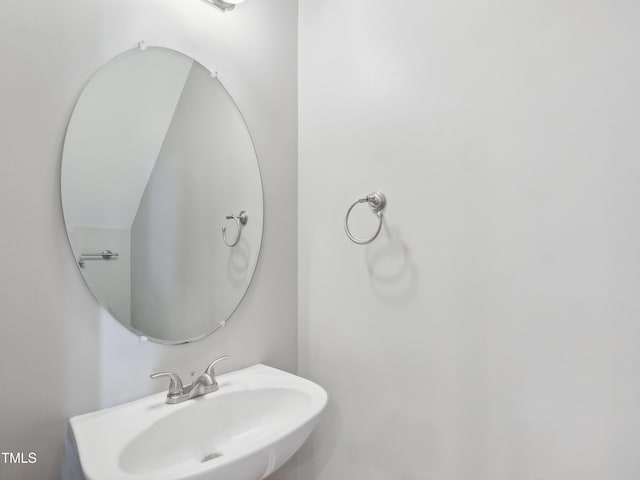 bathroom with a sink