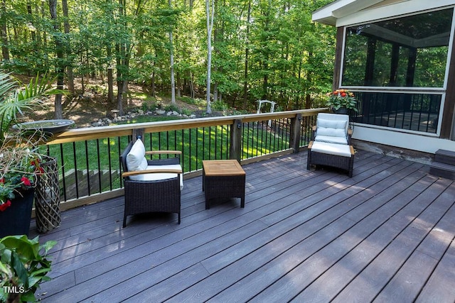 view of deck