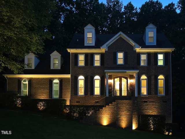 5025 Martin Farm Rd, Raleigh, NC 27613 - colonial-style house with brick siding