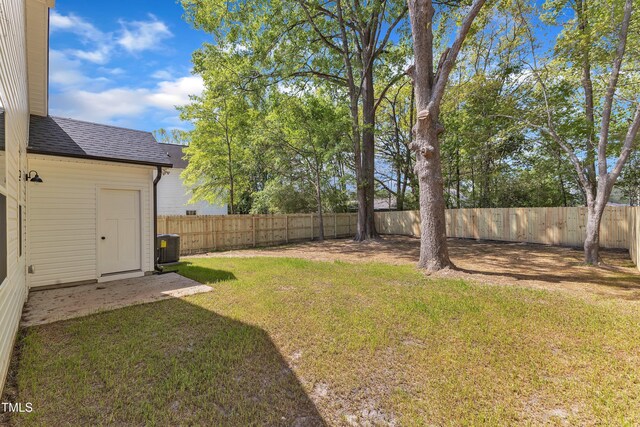 617 Ray St, Selma, NC 27576 - view of yard featuring a fenced backyard