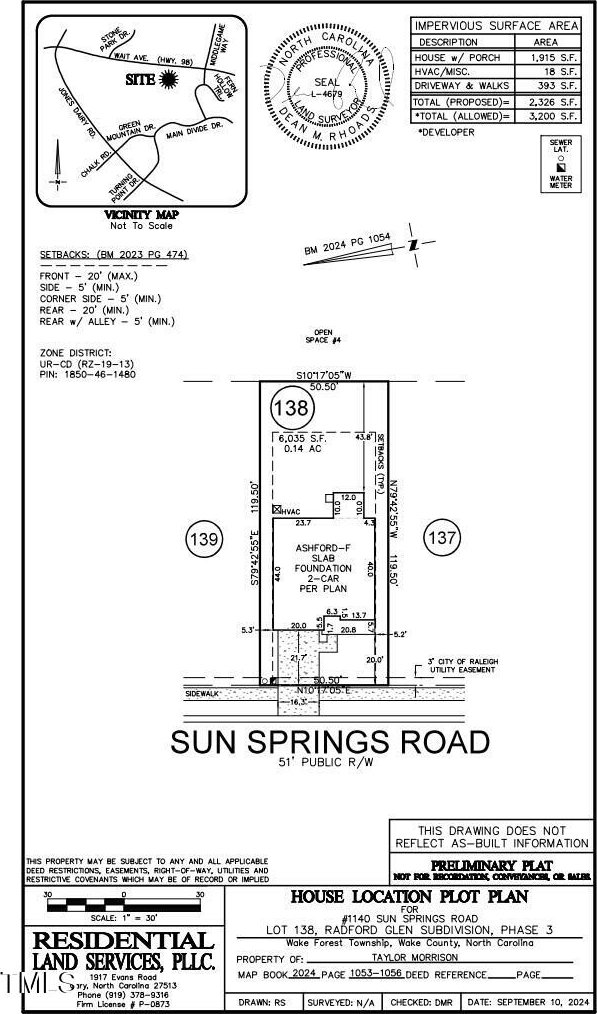 survey map / technical document