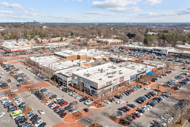 618 N Boylan Ave Unit 810, Raleigh, NC 27603 - aerial view of a commercial area and a tree filled landscape