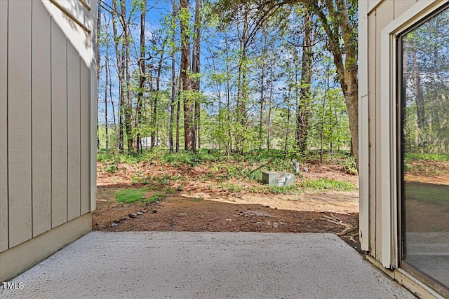 view of yard featuring a patio