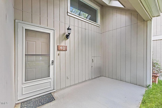 view of entrance to property