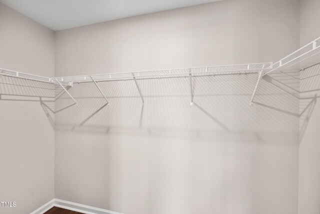 1004 Summer Mist Ln, Durham, NC 27704 - walk in closet featuring wood finished floors