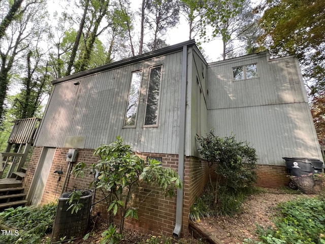106 Orchard Rd, Henderson, NC 27536 - view of side of property with central AC unit