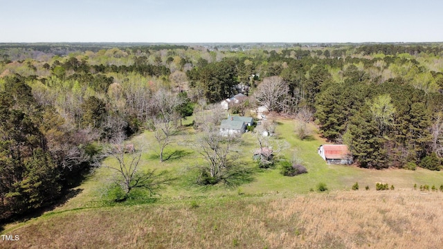 1556 Pleasants Rd, Wendell, NC 27591 - drone / aerial view featuring a view of trees
