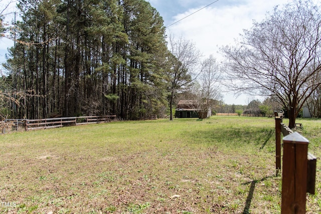 1556 Pleasants Rd, Wendell, NC 27591 - view of yard featuring fence