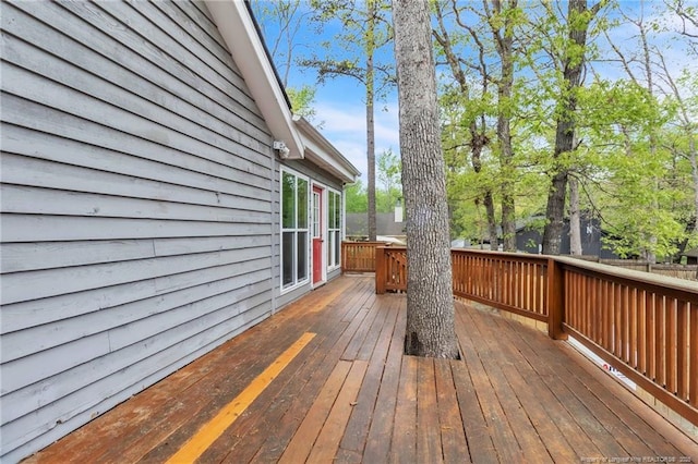 view of deck