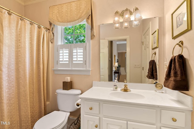955 Sagamore Dr, Louisburg, NC 27549 - full bathroom with a shower with shower curtain, vanity, and toilet