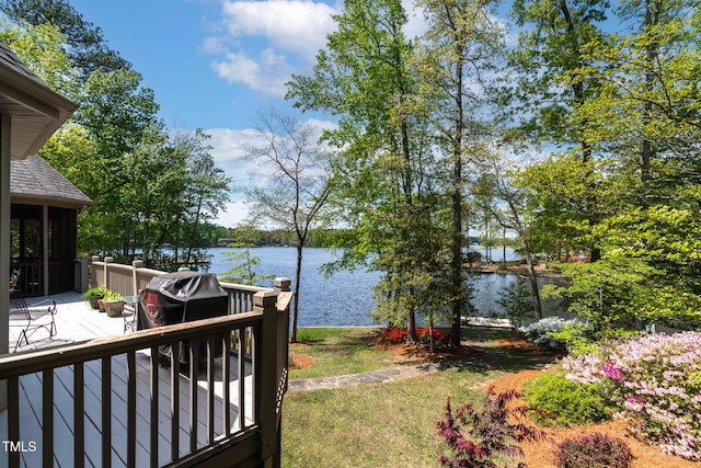 955 Sagamore Dr, Louisburg, NC 27549 - view of water feature