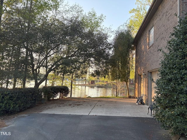 955 Sagamore Dr, Louisburg, NC 27549 - exterior space with a water view