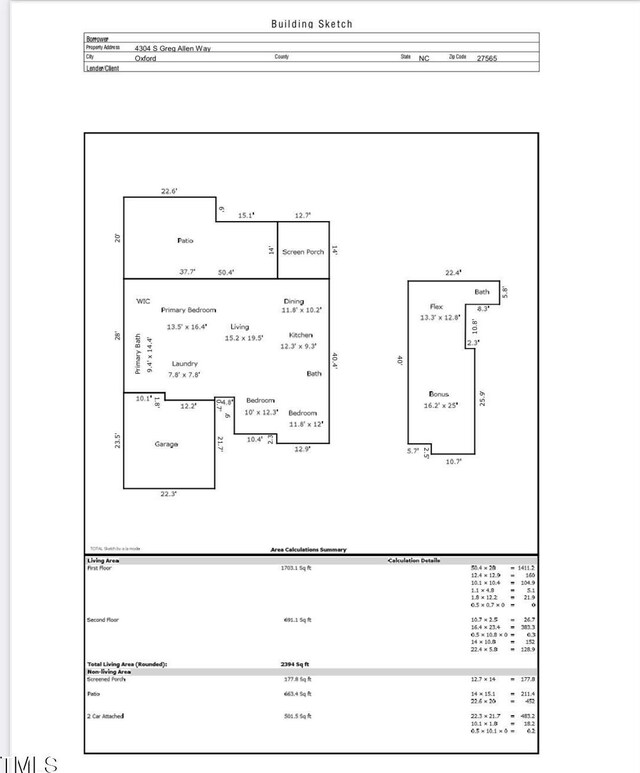 4304 S Greg Allen Way, Oxford, NC 27565 - view of room layout