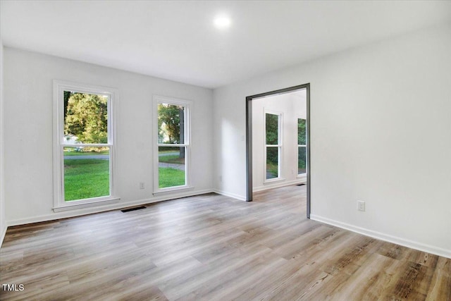 1506 Darby Rd, Goldsboro, NC 27534 - empty room with light wood-type flooring and baseboards