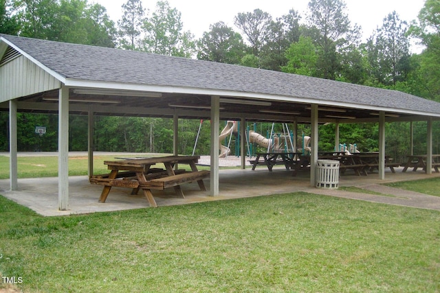 142 Blackhawk Dr, Louisburg, NC 27549 - view of property's community with a yard and playground community