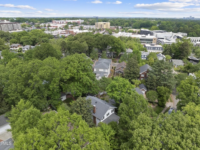aerial view featuring a view of city