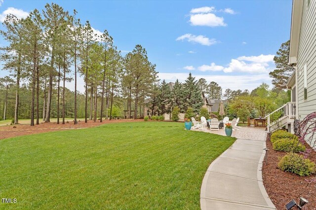 749 Golfers Vw, Pittsboro, NC 27312 - view of yard with a patio