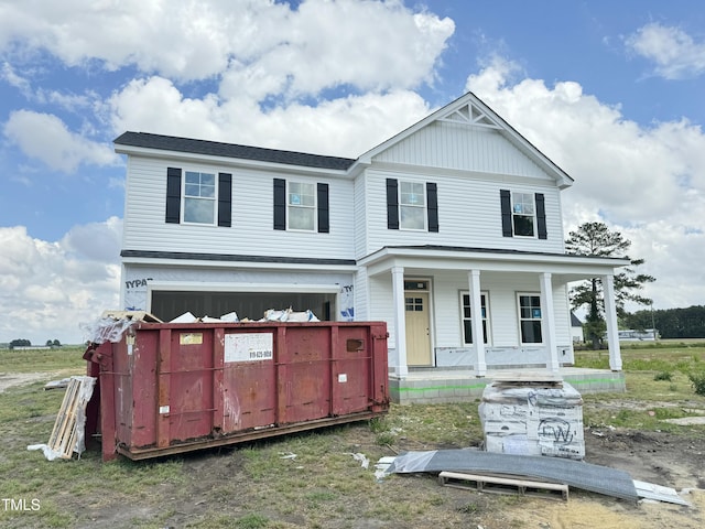1387 Stoney Creek Church Rd, Goldsboro, NC 27534 - view of front of property with covered porch