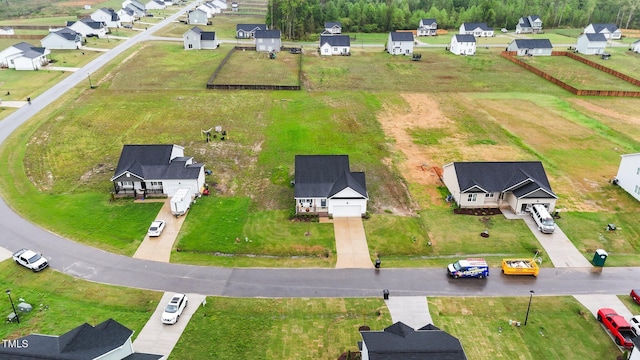 295 Springtooth Dr, Zebulon, NC 27597 - drone / aerial view with a residential view