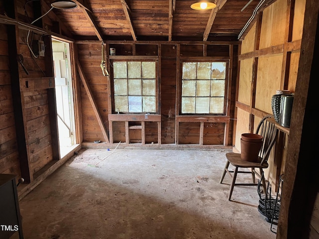2815 Orange Grove Rd, Hillsborough, NC 27278 - miscellaneous room with wood walls