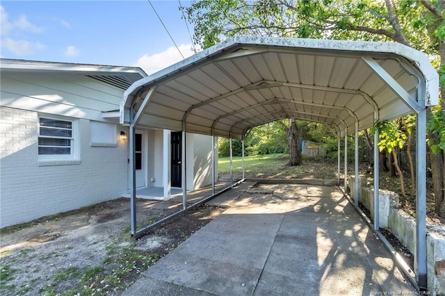 7517 Seaton Pl, Fayetteville, NC 28303 - view of parking with a carport