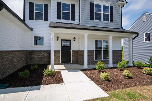 40 Rosewood Ln, Youngsville, NC 27596 - property entrance with covered porch