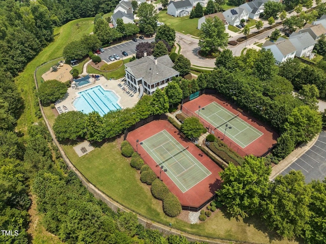 aerial view