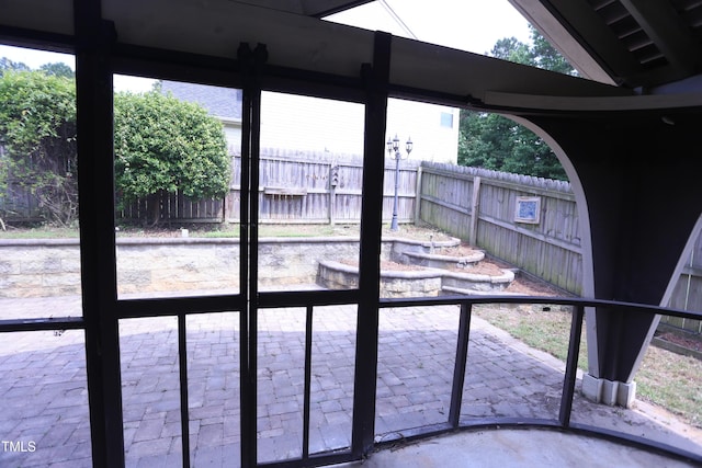 126 Willow Weald Ct, Fuquay Varina, NC 27526 - view of unfurnished sunroom
