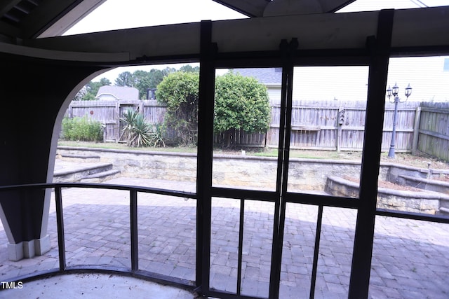 126 Willow Weald Ct, Fuquay Varina, NC 27526 - view of unfurnished sunroom