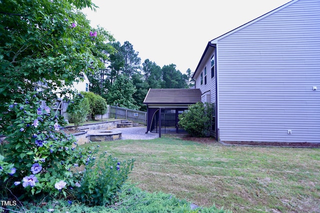 126 Willow Weald Ct, Fuquay Varina, NC 27526 - view of yard featuring a garden