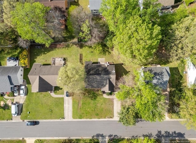 birds eye view of property featuring a residential view