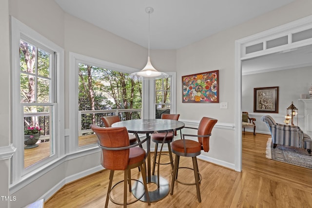 2520 Ashley Ct, Raleigh, NC 27607 - dining room with light wood finished floors