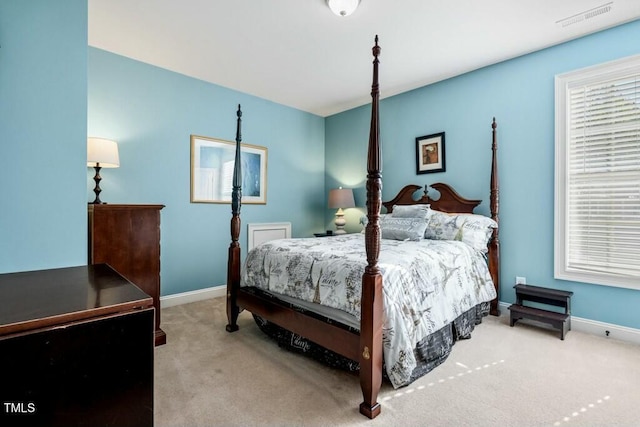 12808 Edsel Dr, Raleigh, NC 27613 - carpeted bedroom featuring baseboards and visible vents