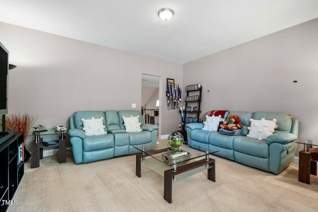12808 Edsel Dr, Raleigh, NC 27613 - living area with baseboards and carpet floors