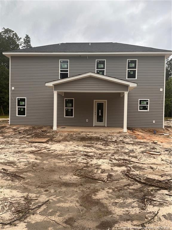 161 Merle Rd, Pinebluff, NC 28373 - view of rear view of house