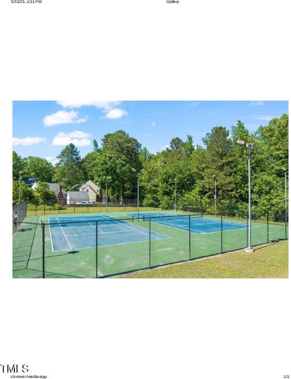 2036 Metacomet Way, Raleigh, NC 27604 - view of tennis court