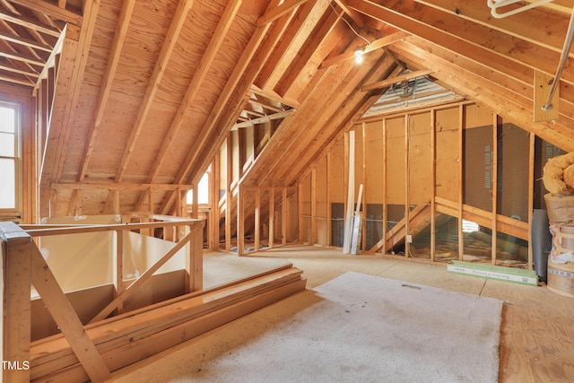 117 Vicksburg Dr, Cary, NC 27513 - attic featuring an upstairs landing