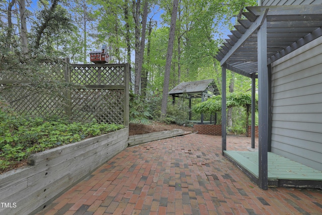 117 Vicksburg Dr, Cary, NC 27513 - view of patio / terrace featuring a pergola